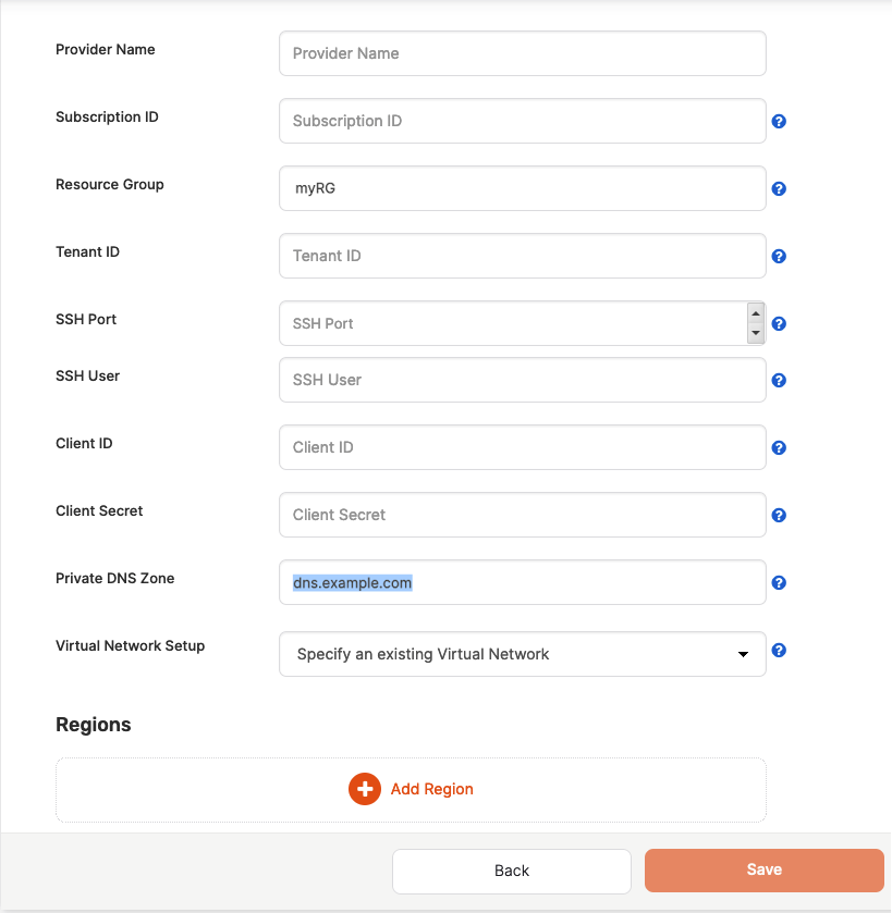 Private DNS setup example Private DNS setup example